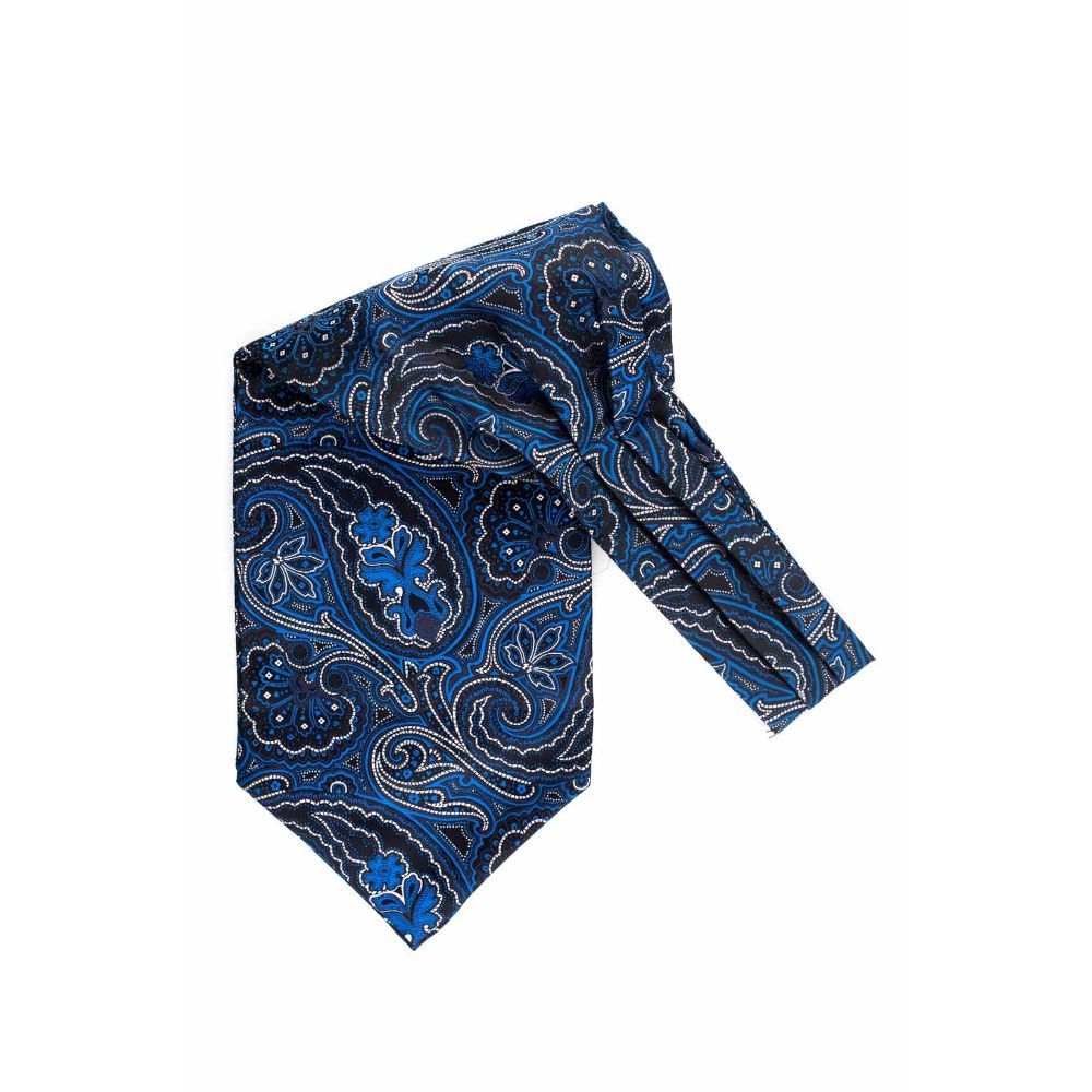 The Tie Hub Empire Blue Paisley Cravat For Men