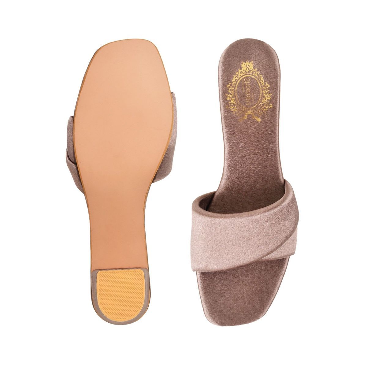 Buy Shoetopia Stylish Solid Mauve Block Heels for Women Online