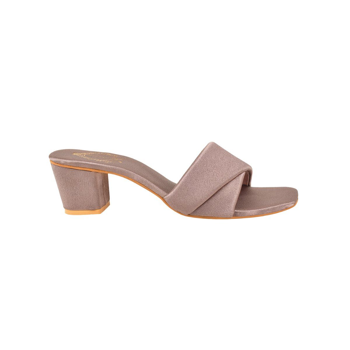 Buy Shoetopia Stylish Solid Mauve Block Heels for Women Online