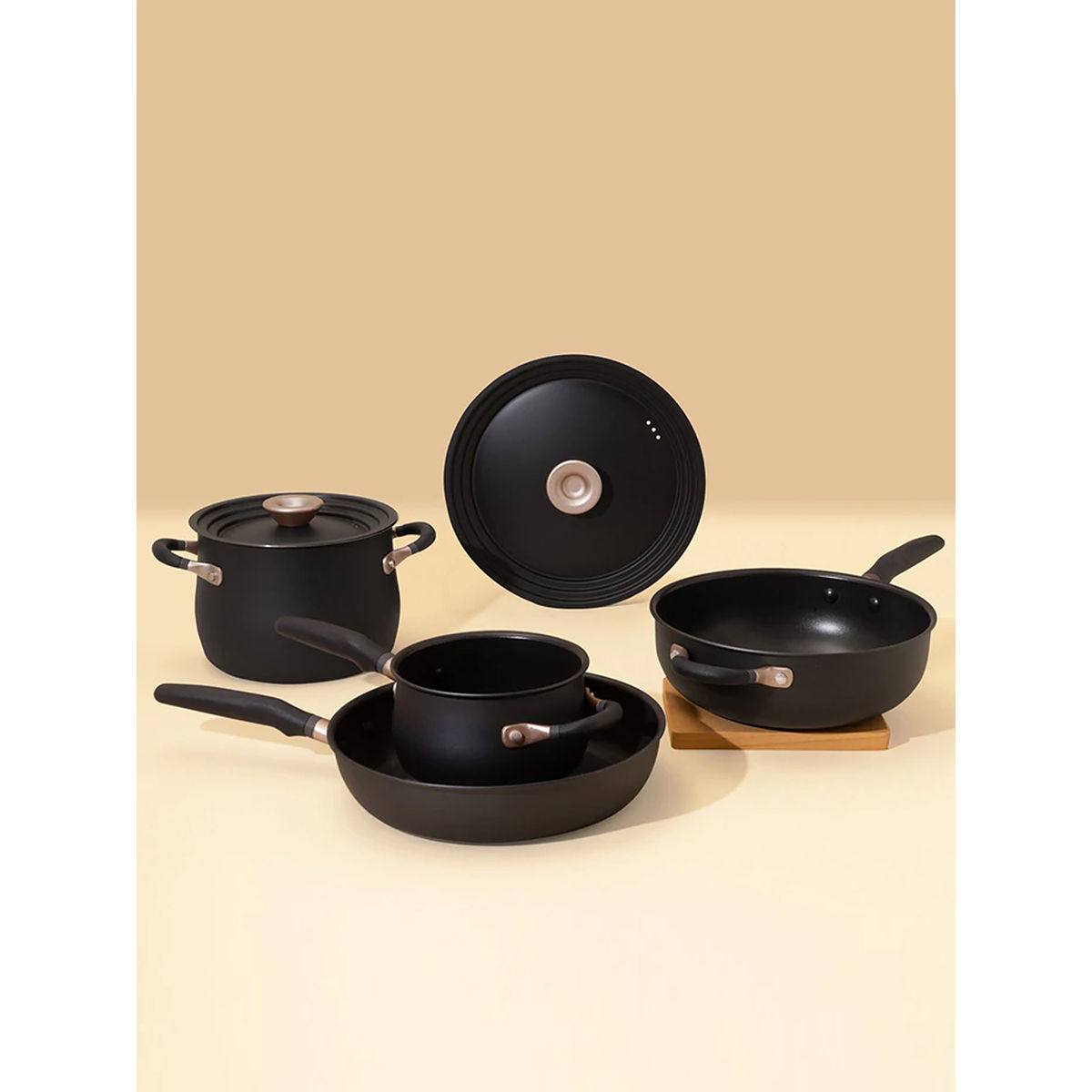 Meyer Accent Series Hard Anodized Nonstick & Stainless Steel Pots and