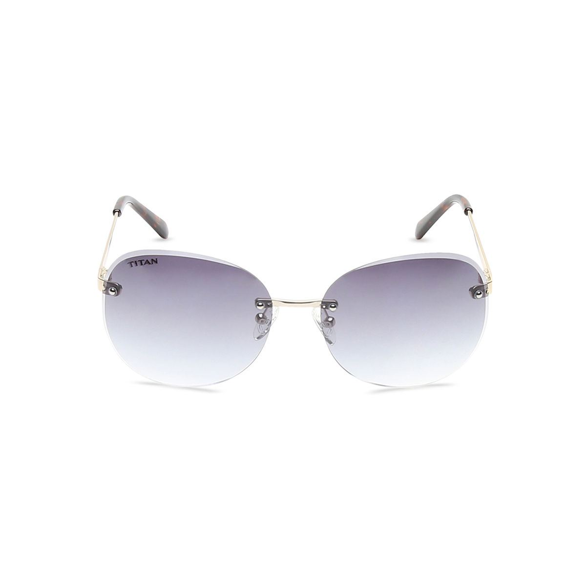 Buy Titan Gm349br1n|large Rimless Women Sunglasses Online