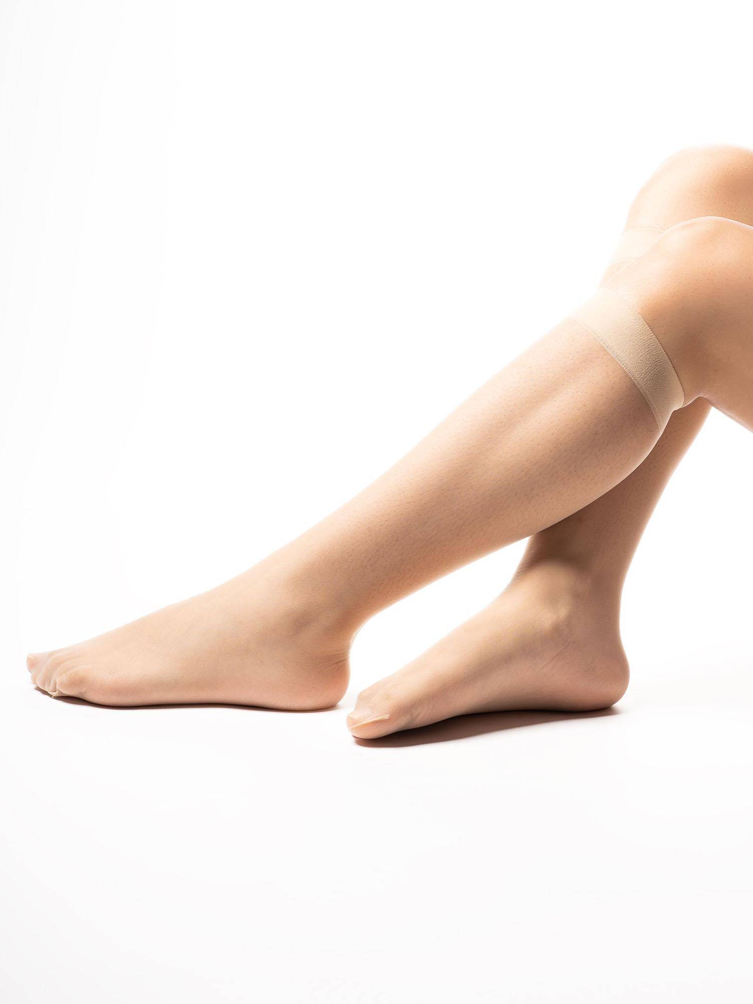 Theater Women Champagne Socks - Beige