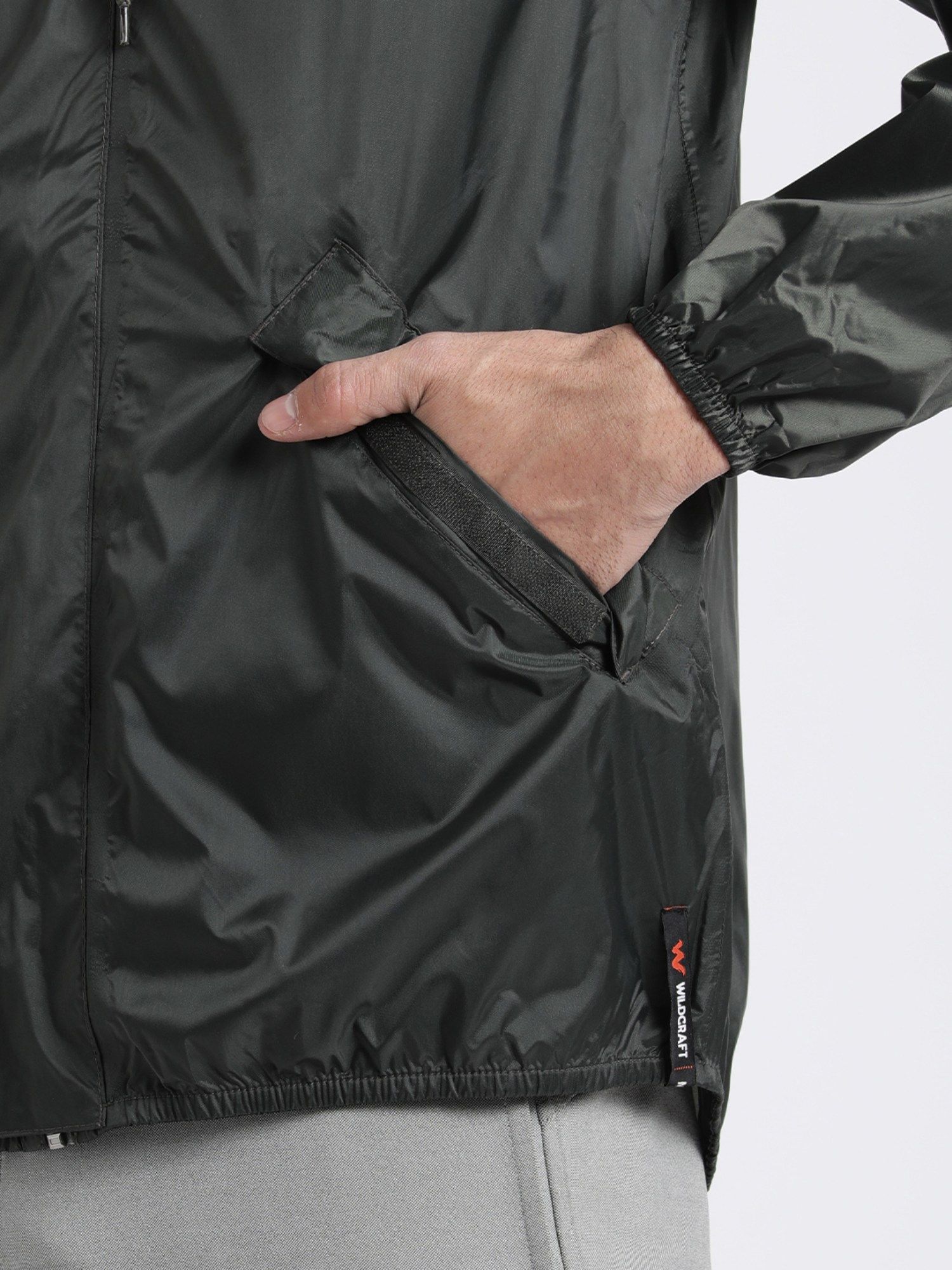 Olive rain jacket hotsell