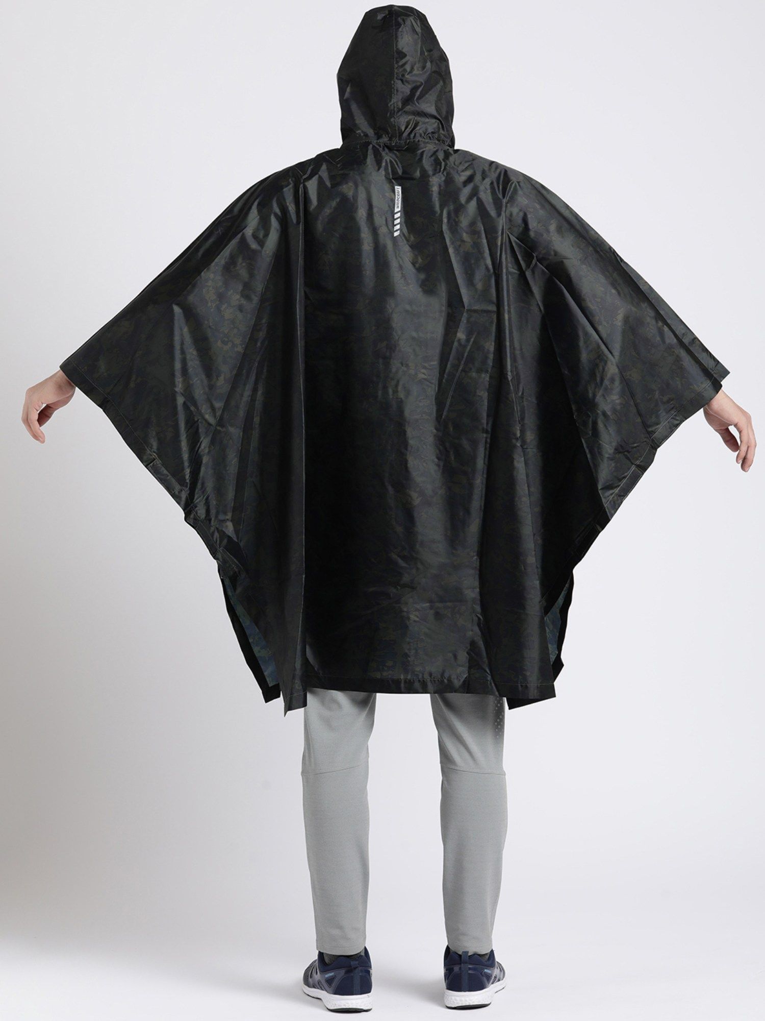Buy Wildcraft Men Olive Polyester Camoflague Rain Coat Online