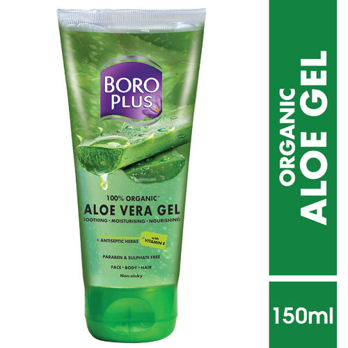 BoroPlus 100% Organic Aloe Vera Gel: Buy BoroPlus 100% Organic Aloe Vera Gel Online at Best Price in | Nykaa