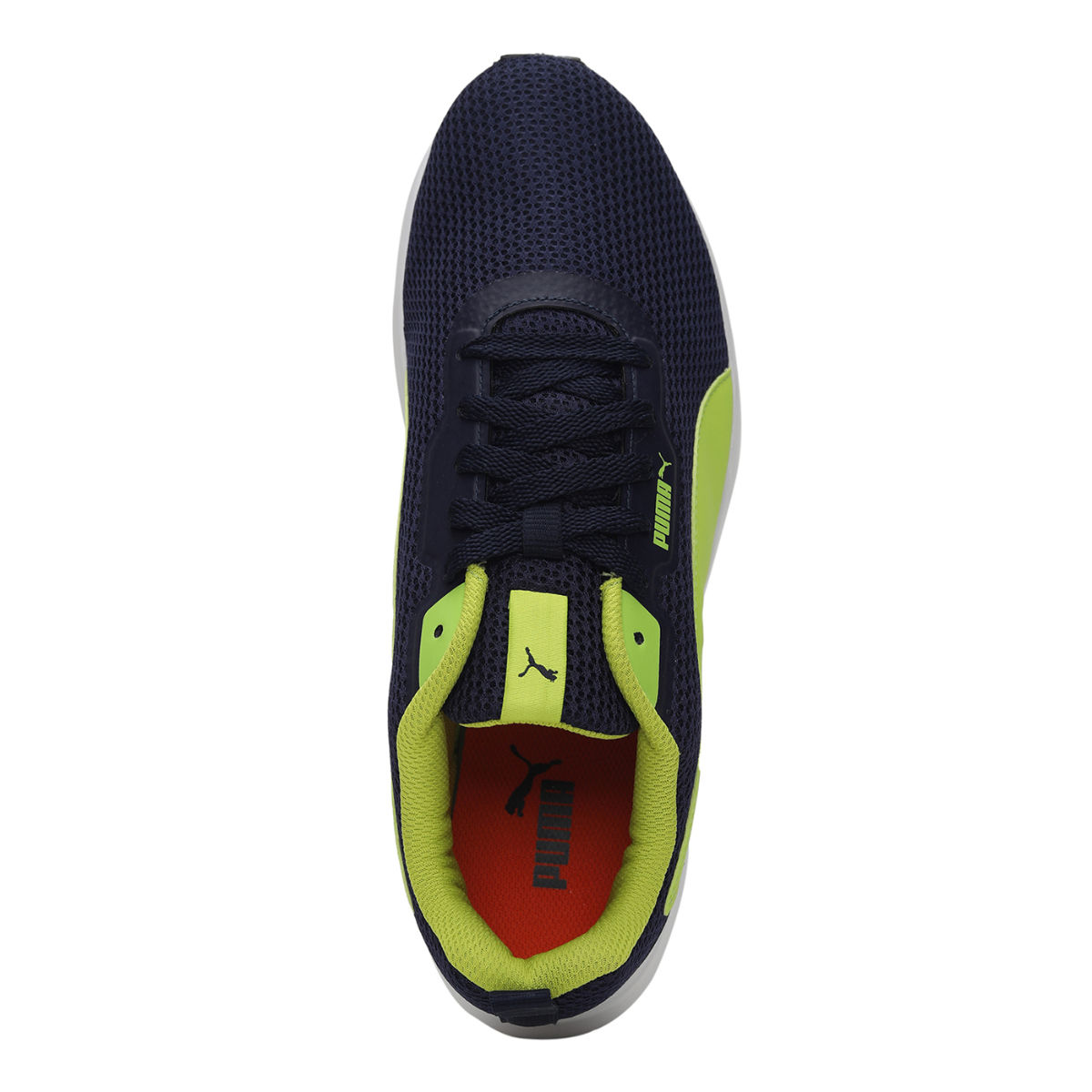 Puma men navy blue running shoes on sale