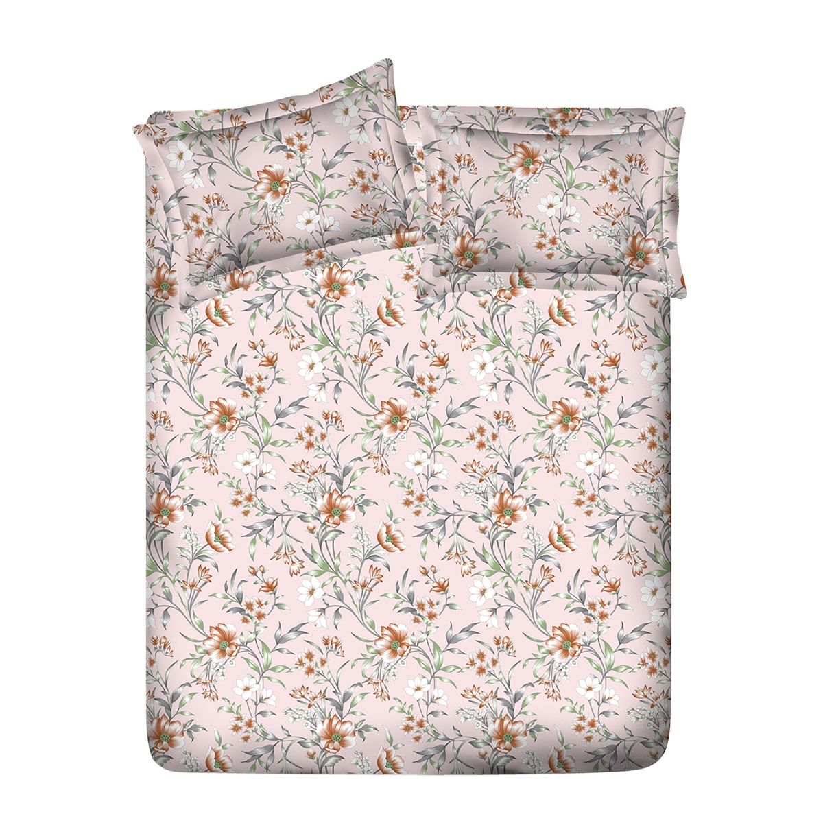 Buy Layers Marigold 144 TC King Bedsheet Pink Online