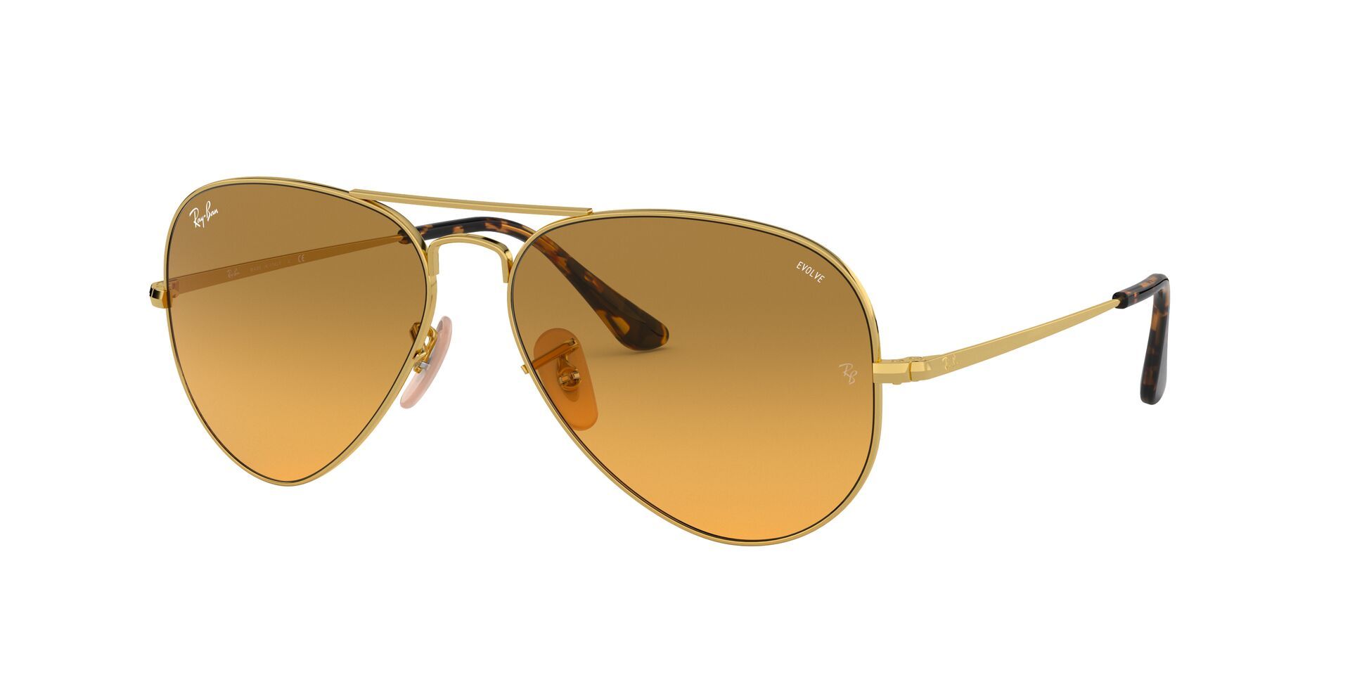 Buy Ray-Ban 0RB3689 Light Orange Evolve Aviator (55 mm) Online