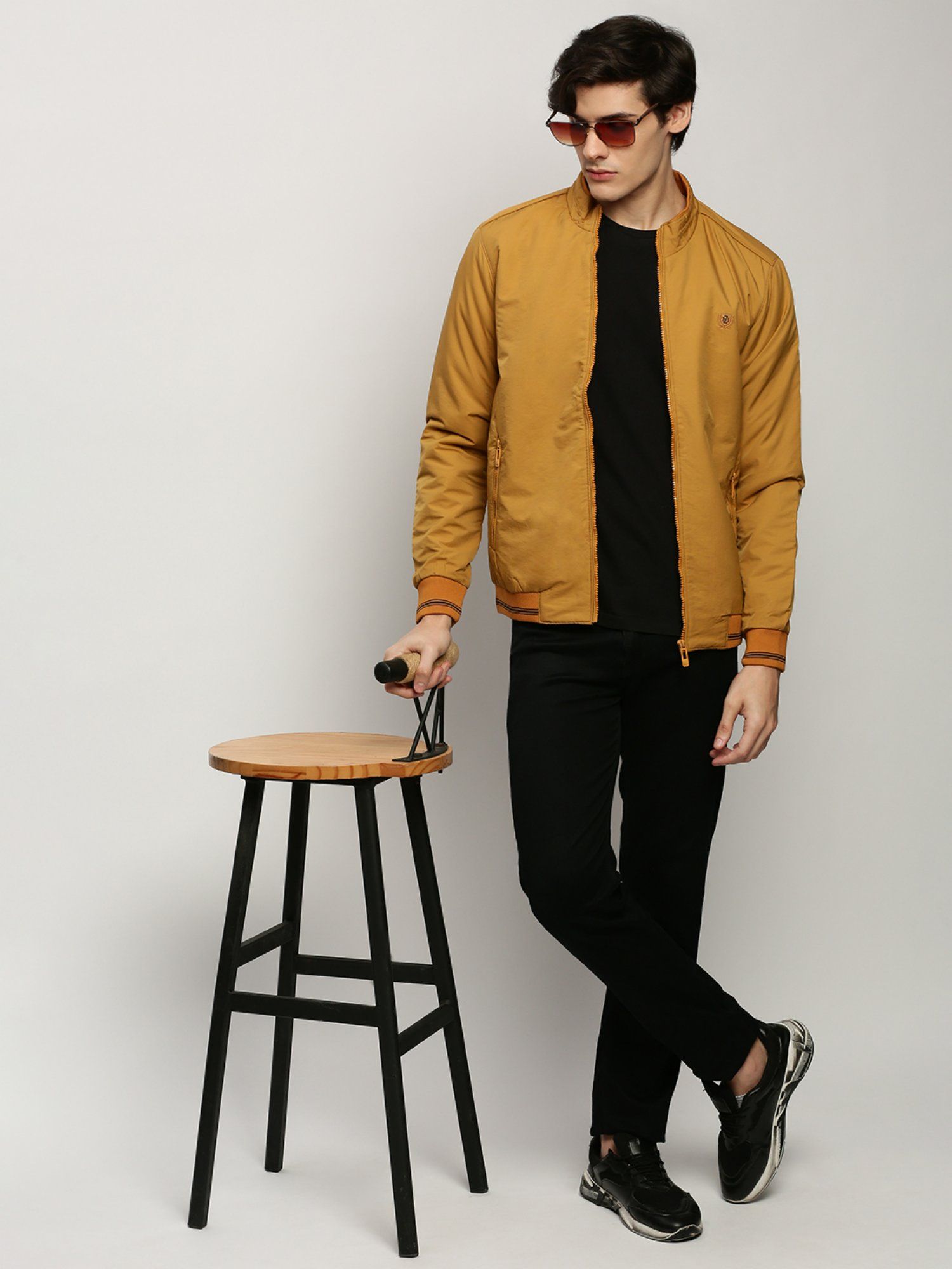 Men's mustard jacket clearance