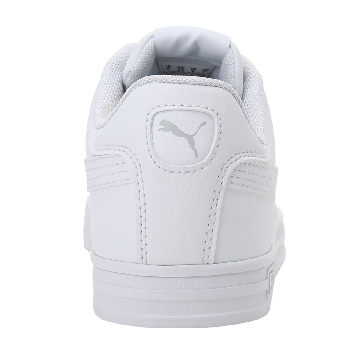 puma smash vulc white sneakers