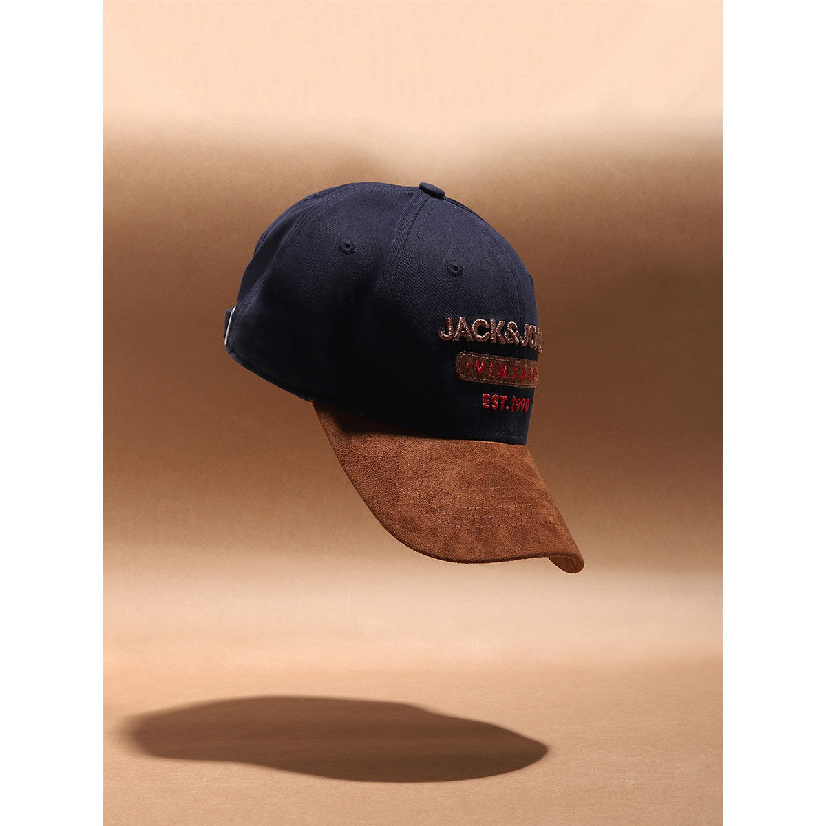 Buy Jack & Jones Navy Blue Vintage Baseball Cap Online