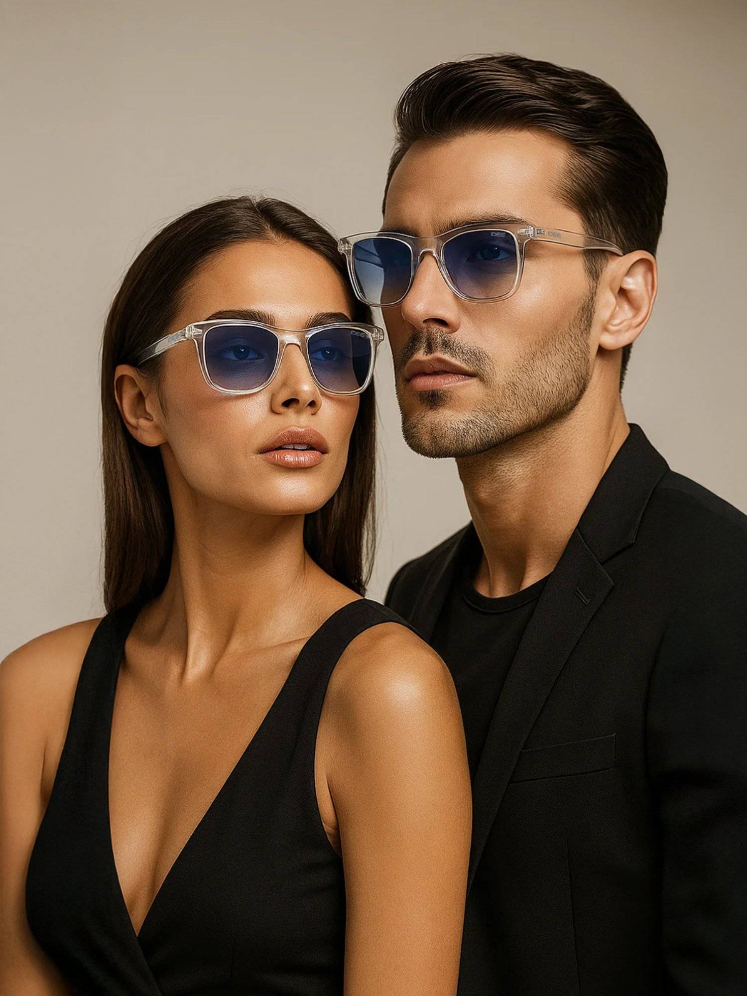 IDEE So204 C4 50 Blue Lens Sunglasses for Men (50)