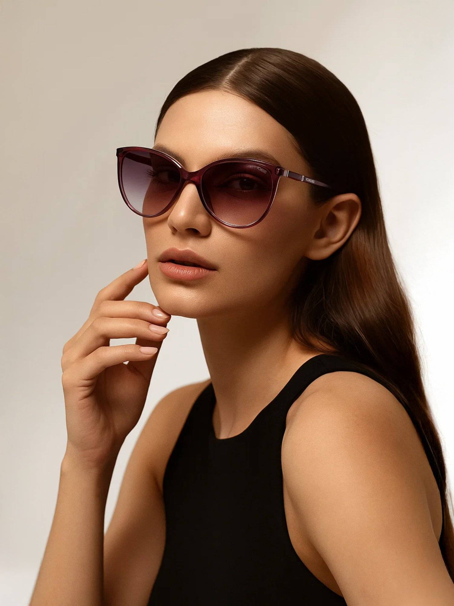 IDEE Women Protected Gradient Full Rim Oval Shaped Sunglasses (58)