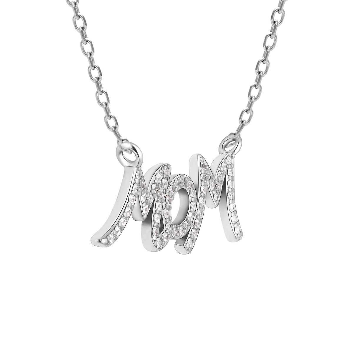 Personalized Mom Birthday Gifts, Children's Initial Necklace Silver –  Starring You Jewelry