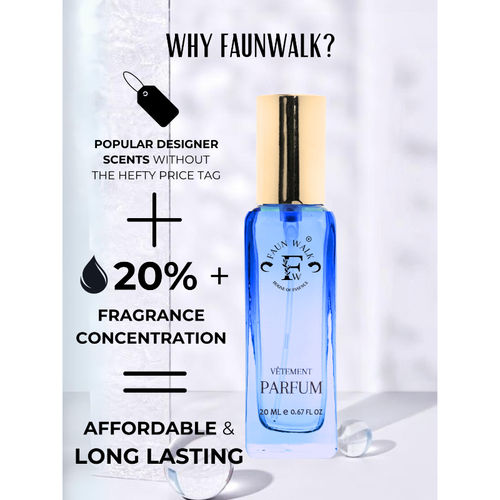 Faunwalk Ocean'S Blu- Travel Size Mini Perfume That Smells Like Cool Water-  Fresh Perfume For Men
