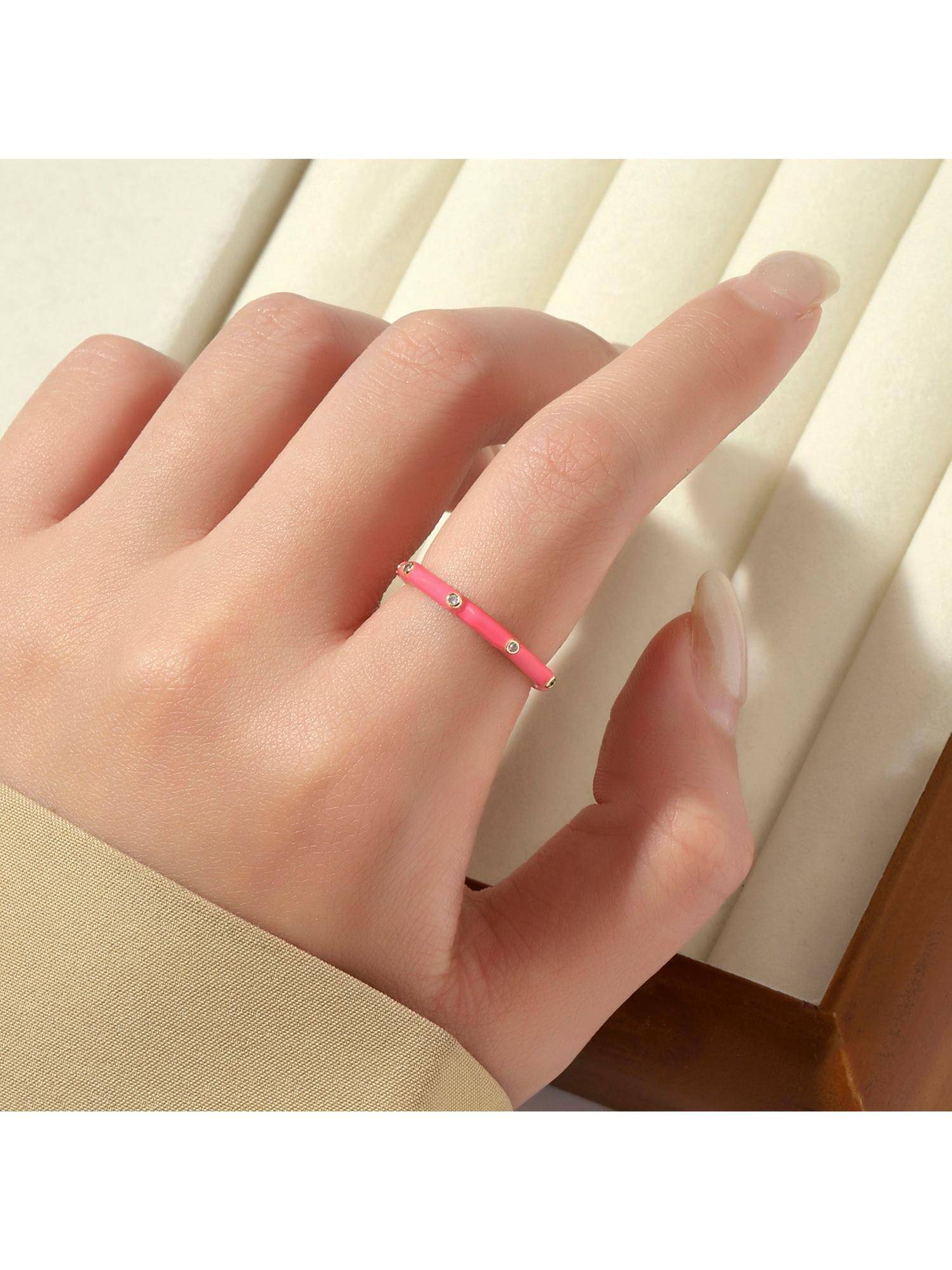 Salty Pink Sinister Splendour Ring