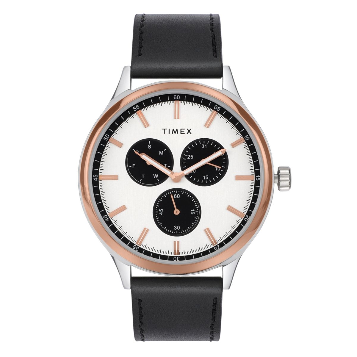 Timex Men Analog White Dial Coloured Quartz Watch Round Dial - Tweg184Smu07