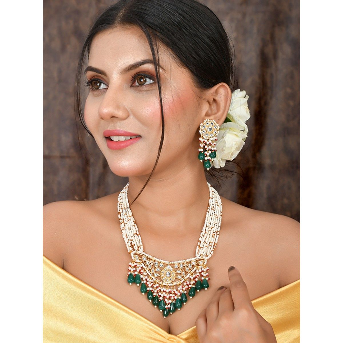 Party wear necklace online shop