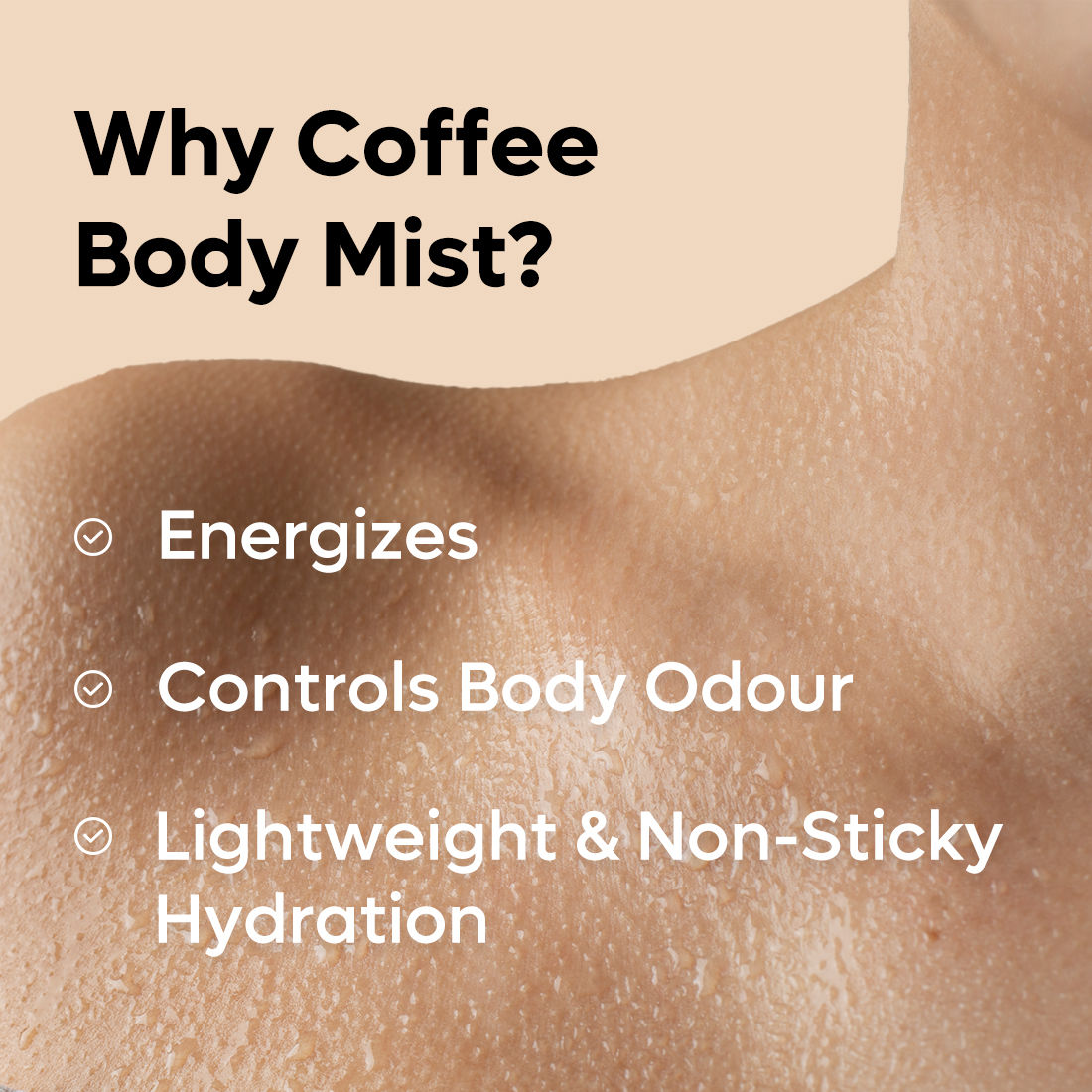 Coffee sales body spray