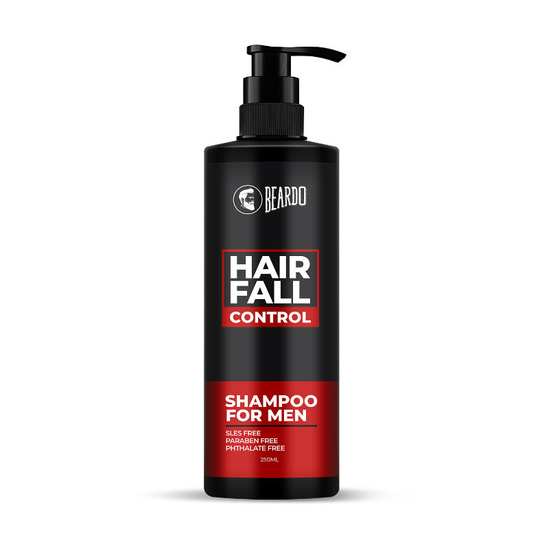 Beardo Hair Fall Control Shampoo for Men, | SLES, Paraben, PHTHALATE free|  Reduces Hairfall: Buy Beardo Hair Fall Control Shampoo for Men, | SLES,  Paraben, PHTHALATE free| Reduces Hairfall Online at Best