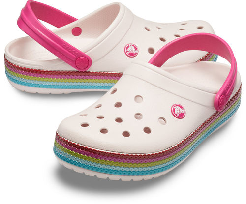 Buy Crocs Crocband Pink Unisex Clog EURO 37-38 Online - Main Image