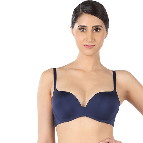 Buy Triumph Maximizer 118 Comfortable Padded Magic-Wire Psuh-Up Bra - Blue  Online