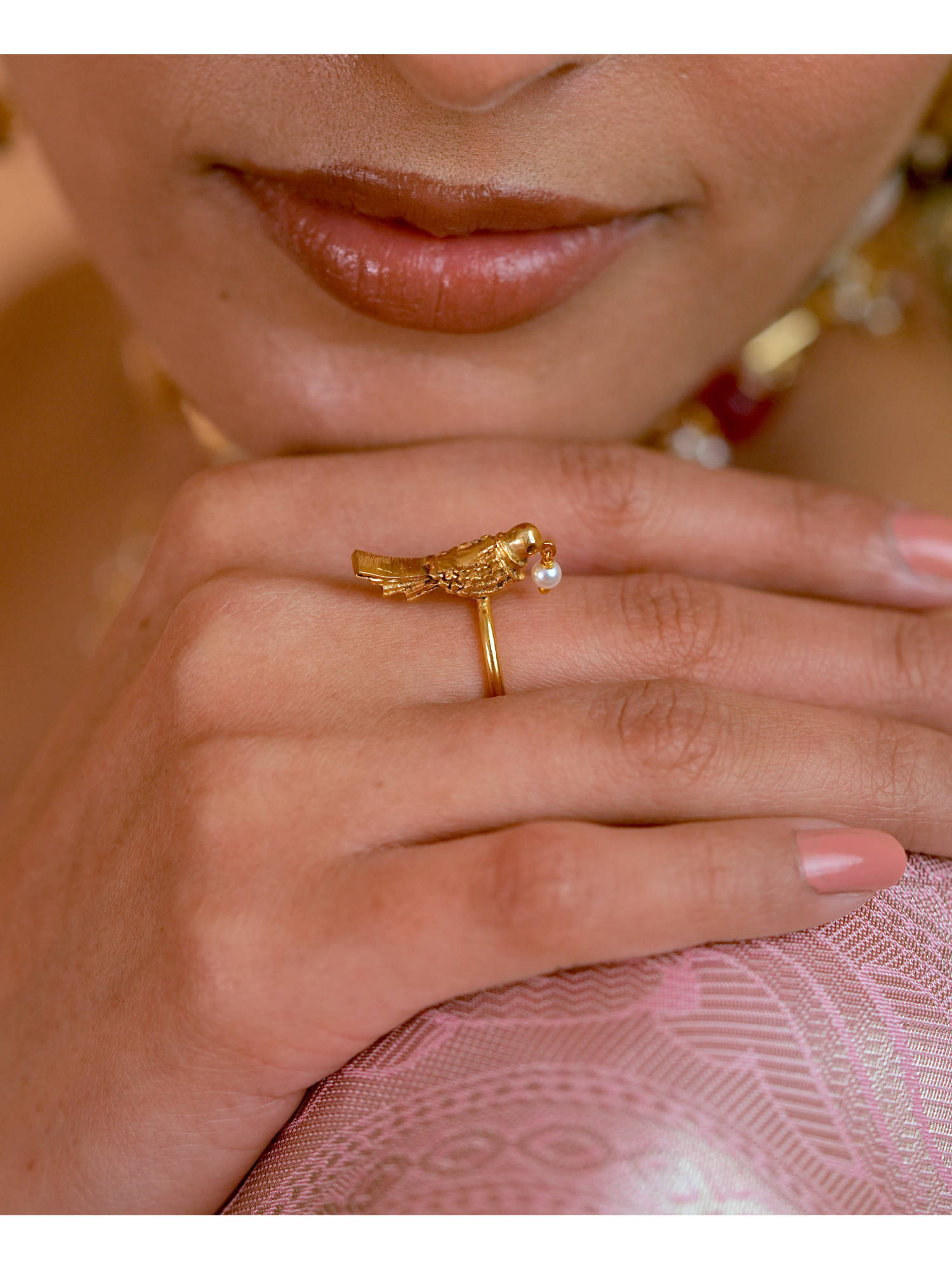 Tangerine Kuhu Ring