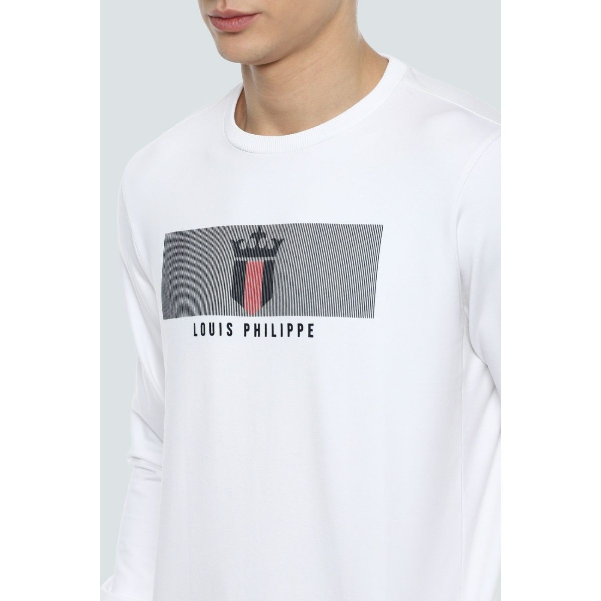Louis philippe deals white sweatshirt