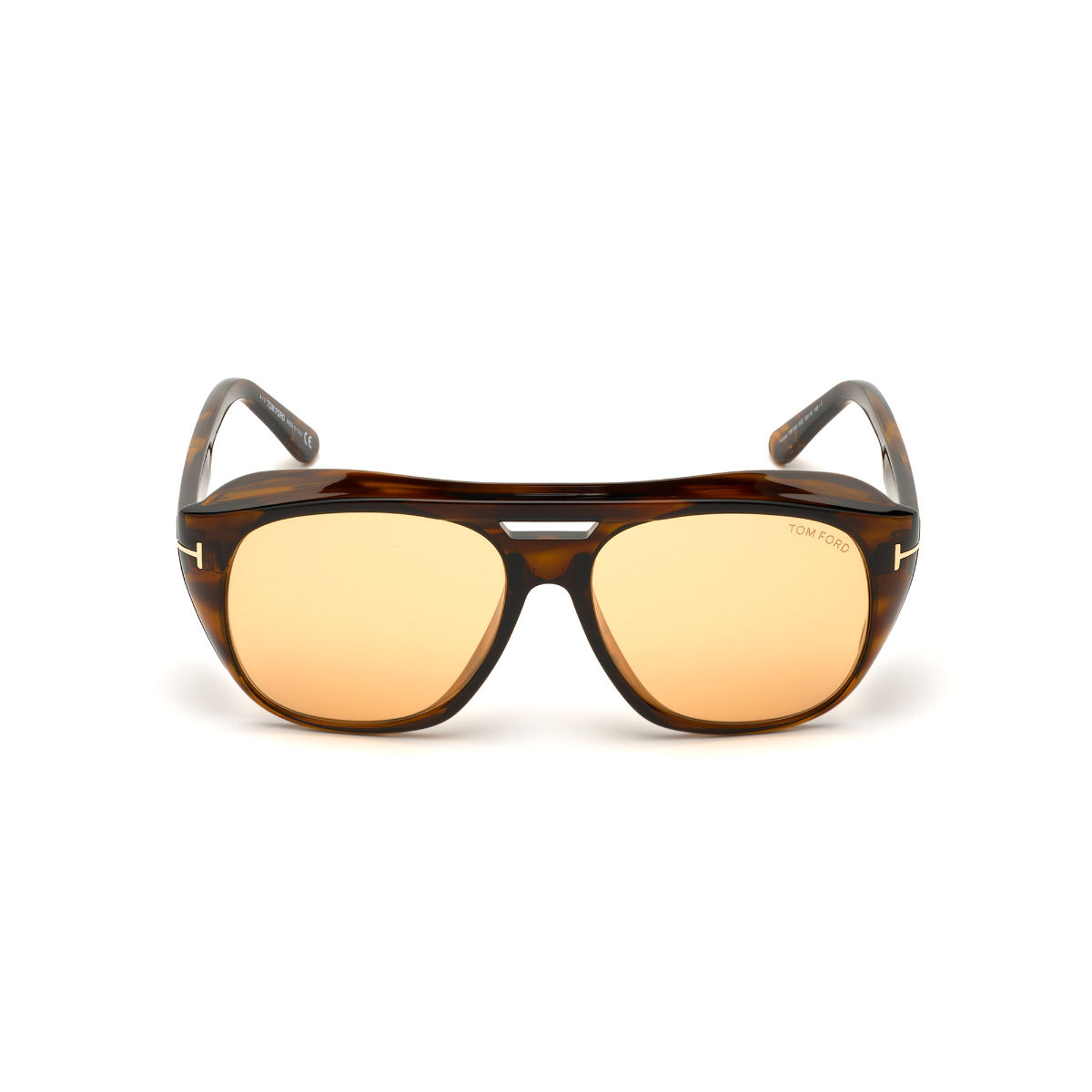 Tom Ford Eyewear Brown Plastic Sunglasses FT0799 59 50E