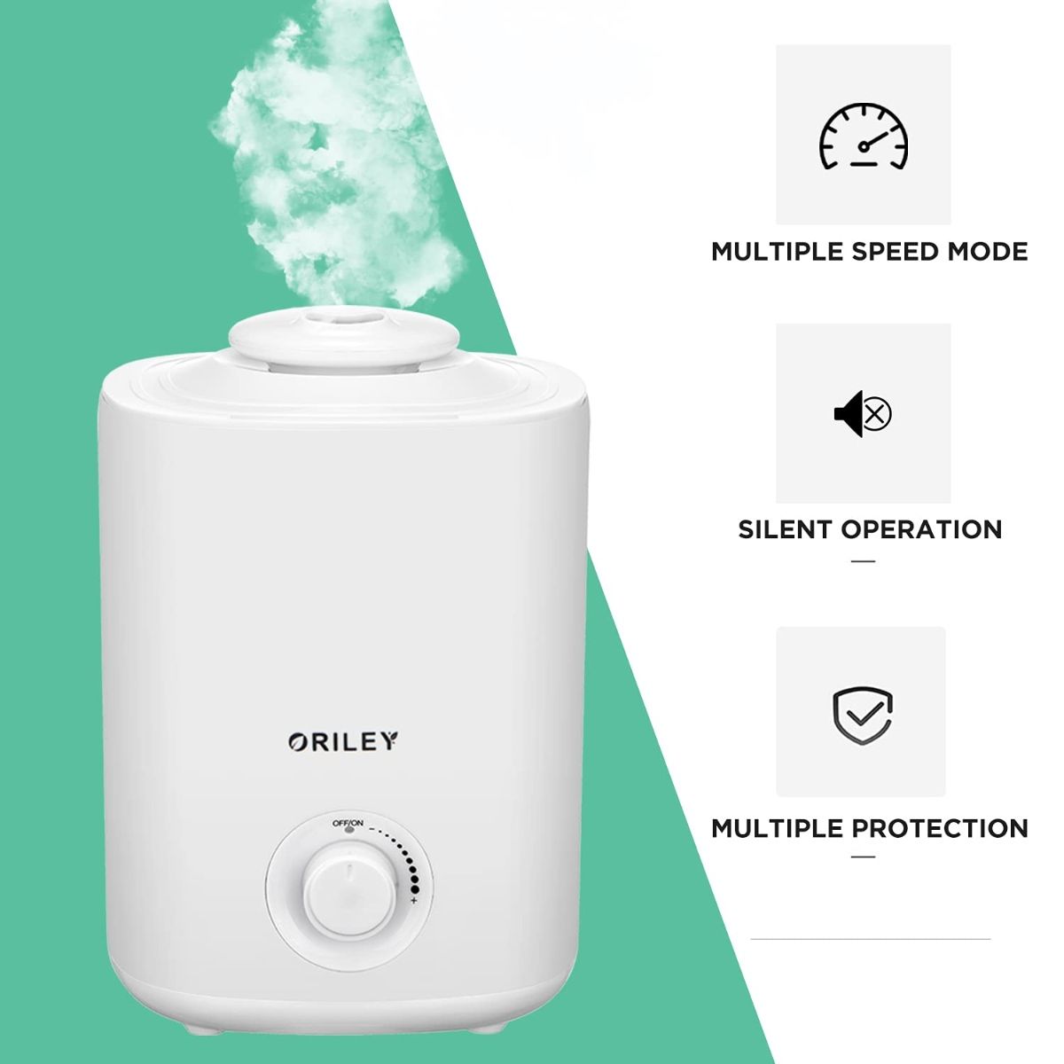 Buy Oriley Js003 Ultrasonic Humidifier for Dryness, Cold & Cough for ...