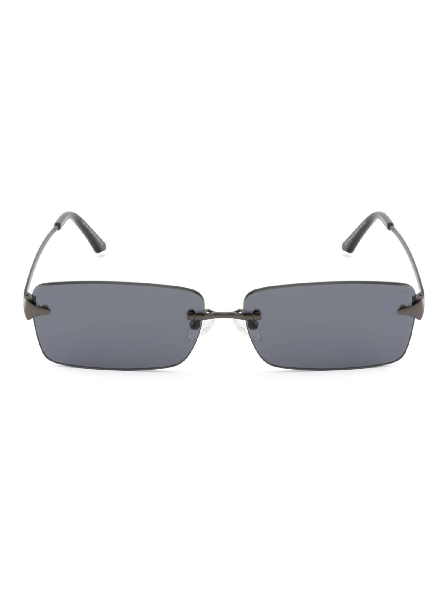 Opium Eyewear Unisex Rectangular Sunglass 100% UV Protection Grey Lens (OP-10363-C02-58) (58)