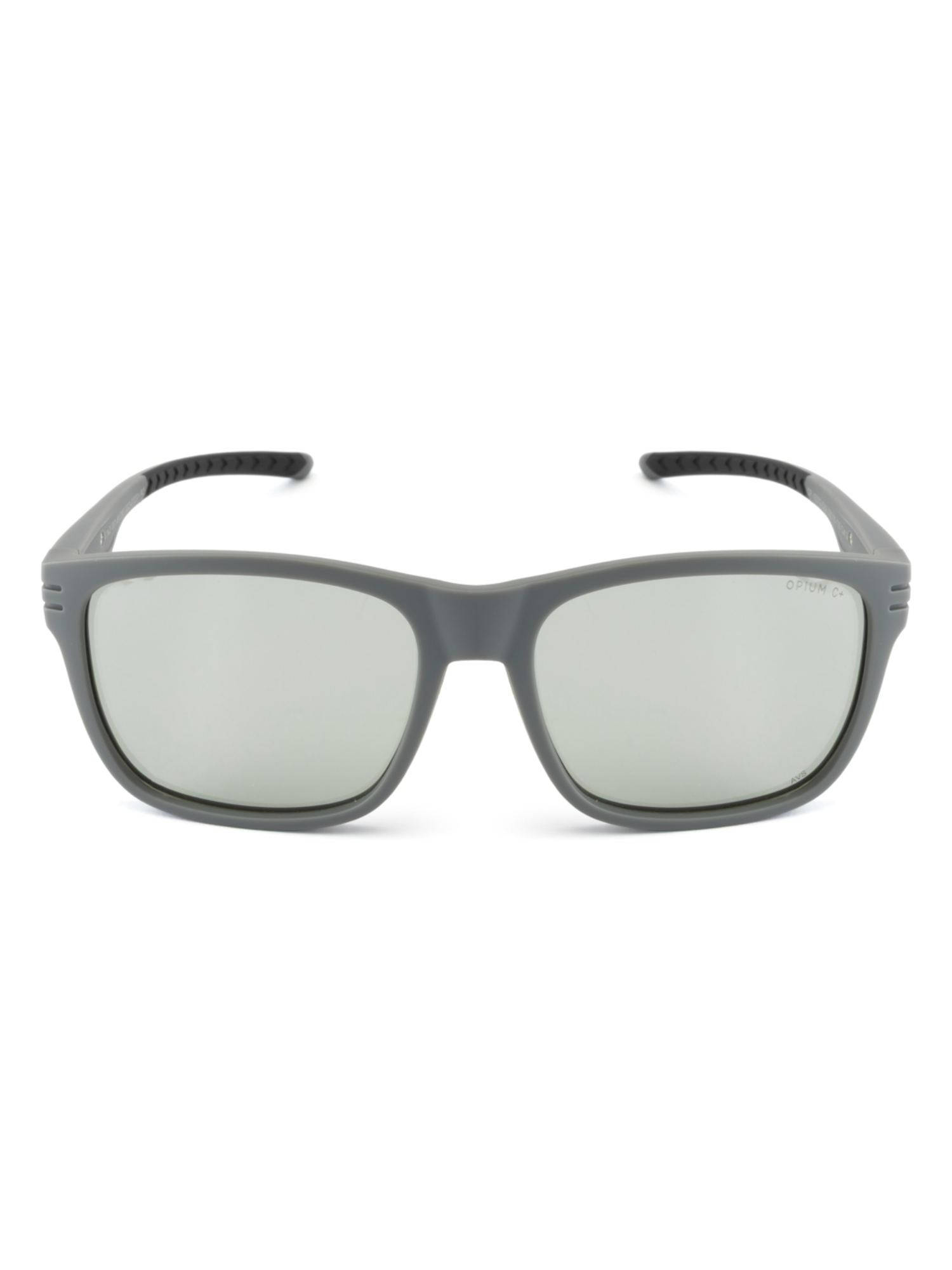 Opium Eyewear Men Wayfarer Sunglass Photo Chromic Grey Lens (OP-10370-C02-58) (58)