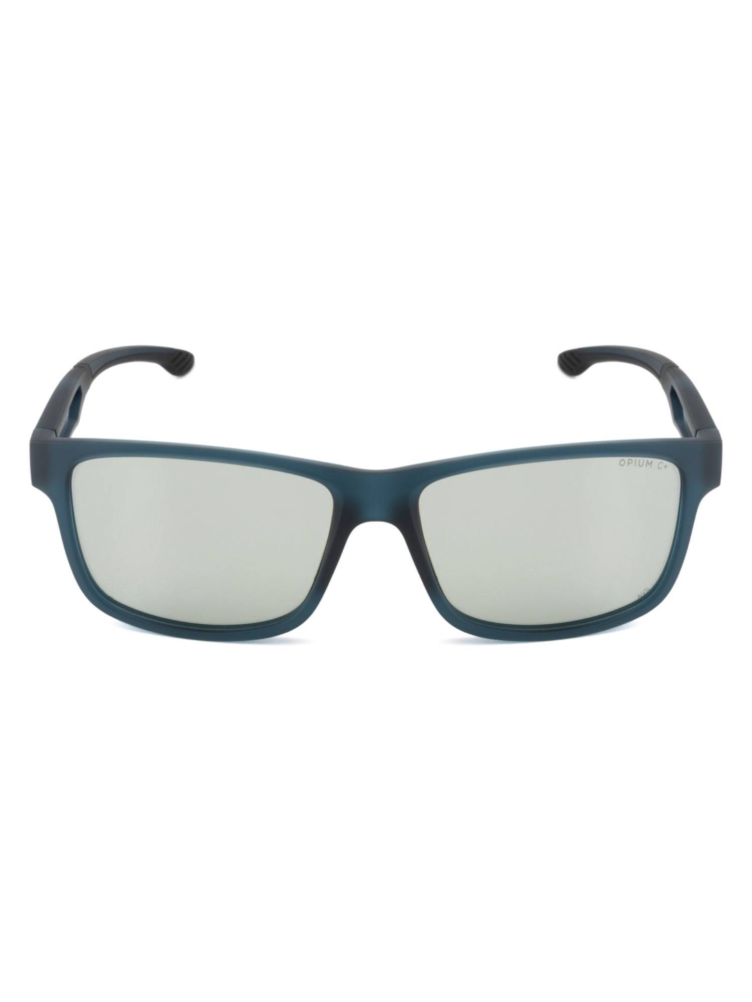 Opium Eyewear Men Wayfarer Sunglass Photo Chromic Grey Lens (OP-10371-C03-57) (57)