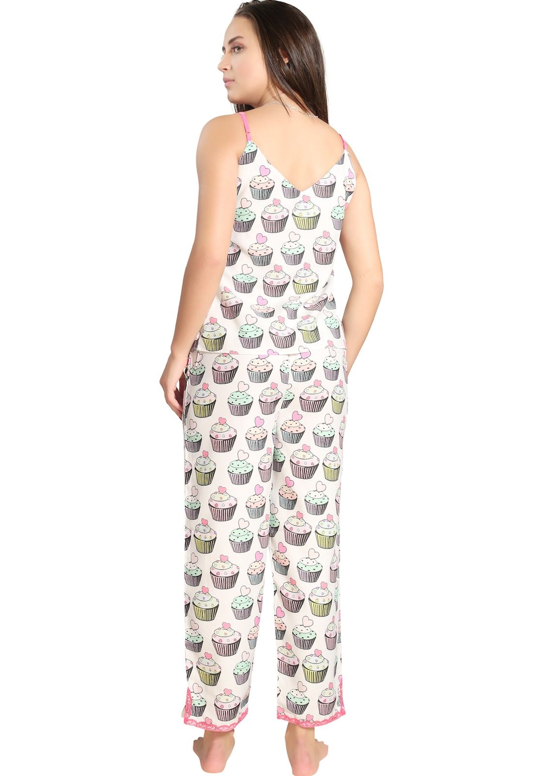 PIU Cupcake Soft Cotton Camisole Pajama Set MultiColor Buy PIU Cupcake Soft Cotton Camisole