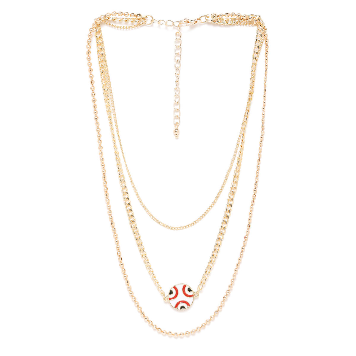 25-Piece Gold Plated Evil Eye Charms - Jewelry Making Supplies For Necklaces & Bracelets