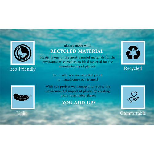 OCEANIDES Ecofriendly Unisex Polarized Co-Polyester Sunglasses Tortoise