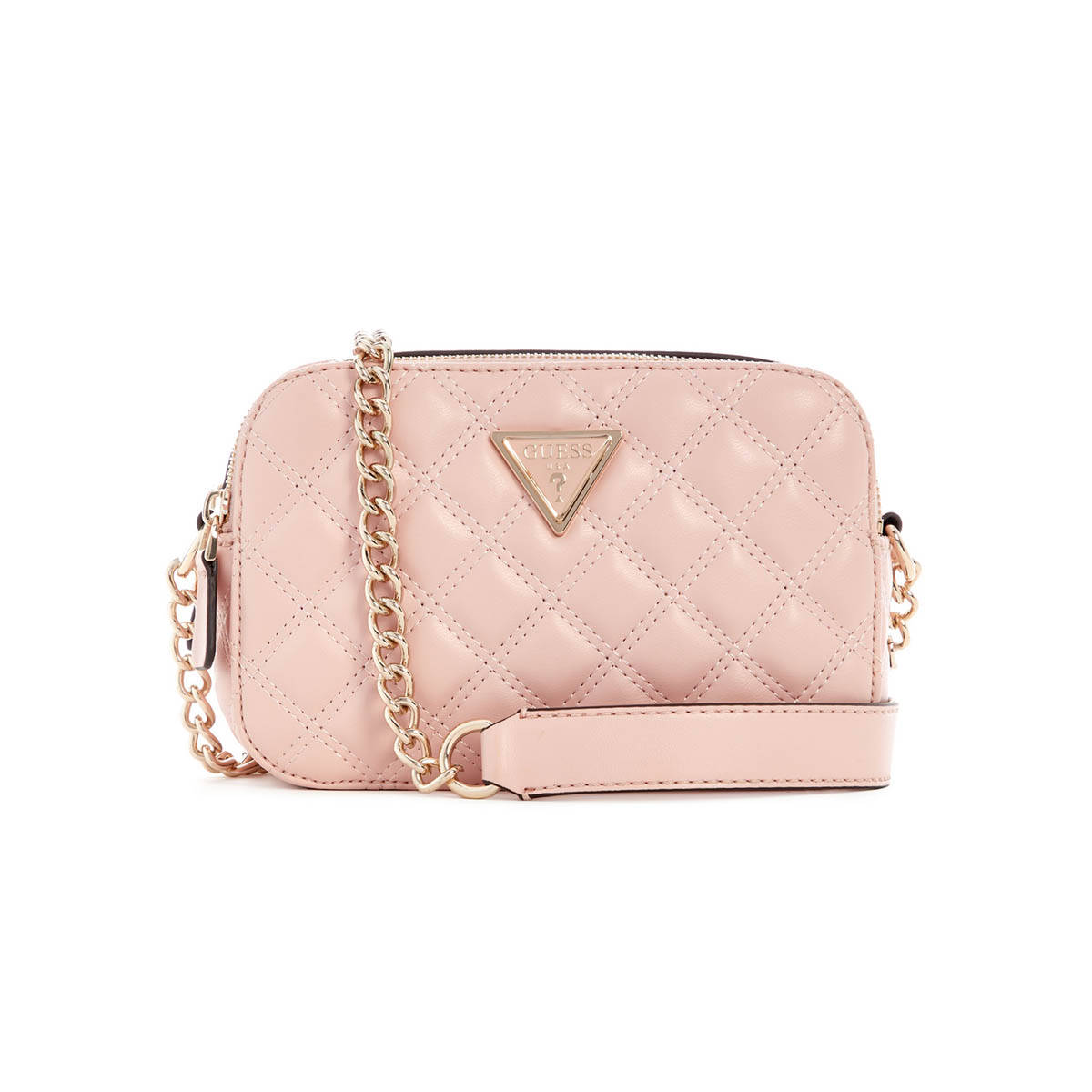 Guess Peony Quilted Polyurethane Giully Camera Sling Bag