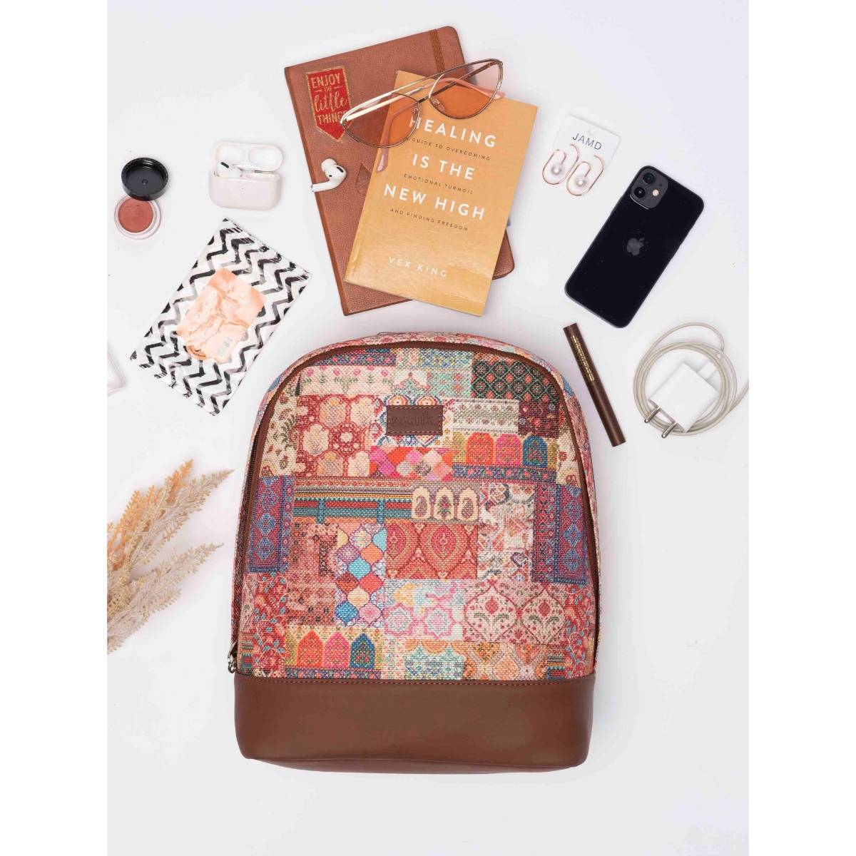 Zouk Women Multicolor Mini Backpack