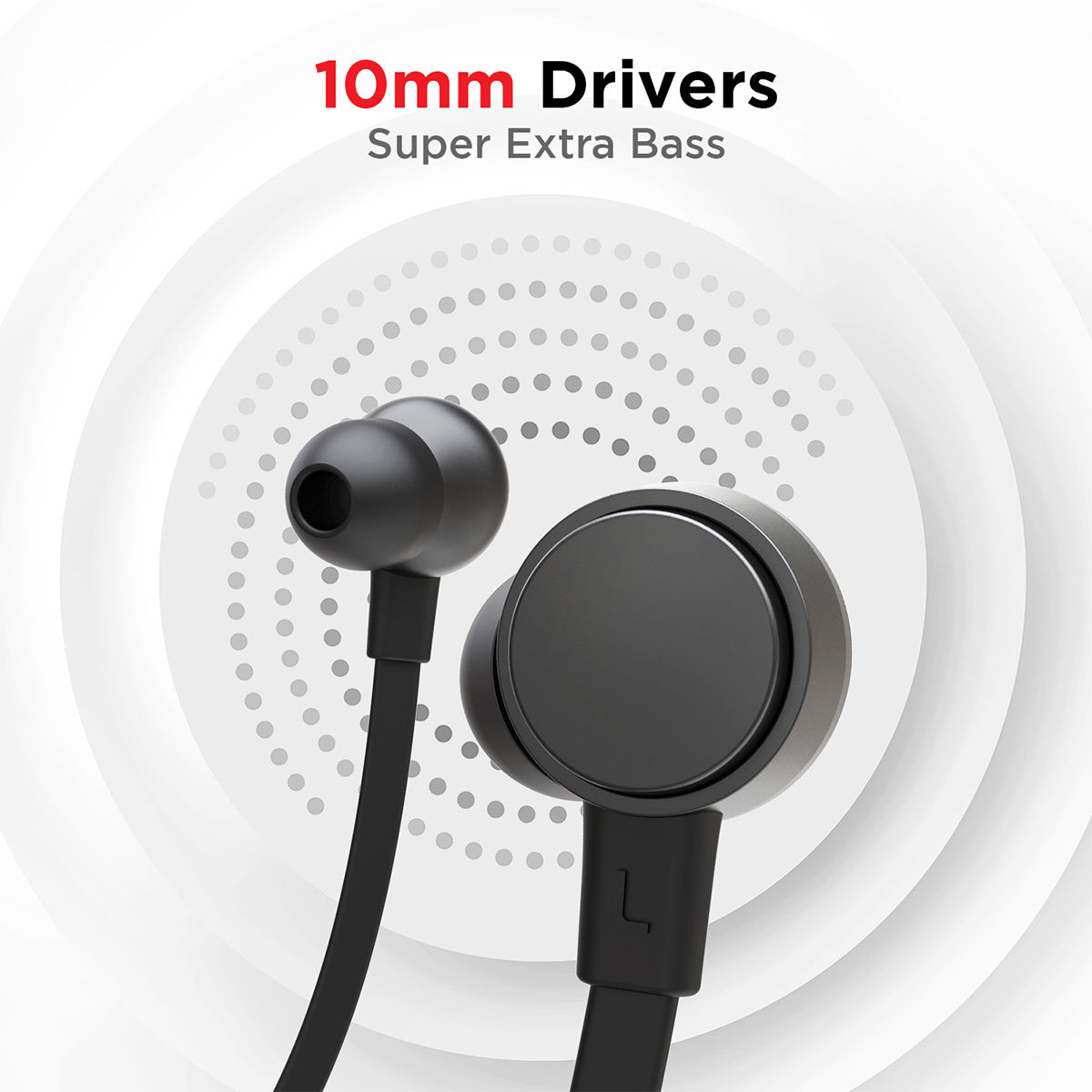 boAt Rockerz 103 Pro N Bluetooth Headset with Beast Mode (Active Black