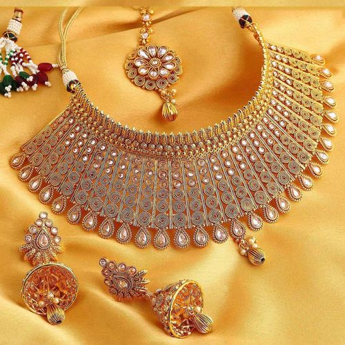 Buy Sukkhi Exclusive Gold Plated Wedding Jewellery Kundan Choker