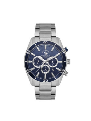 Santa Barbara Polo & Racquet Club Men Blue Quartz Dial Analog Watch (SB1104982) (M)