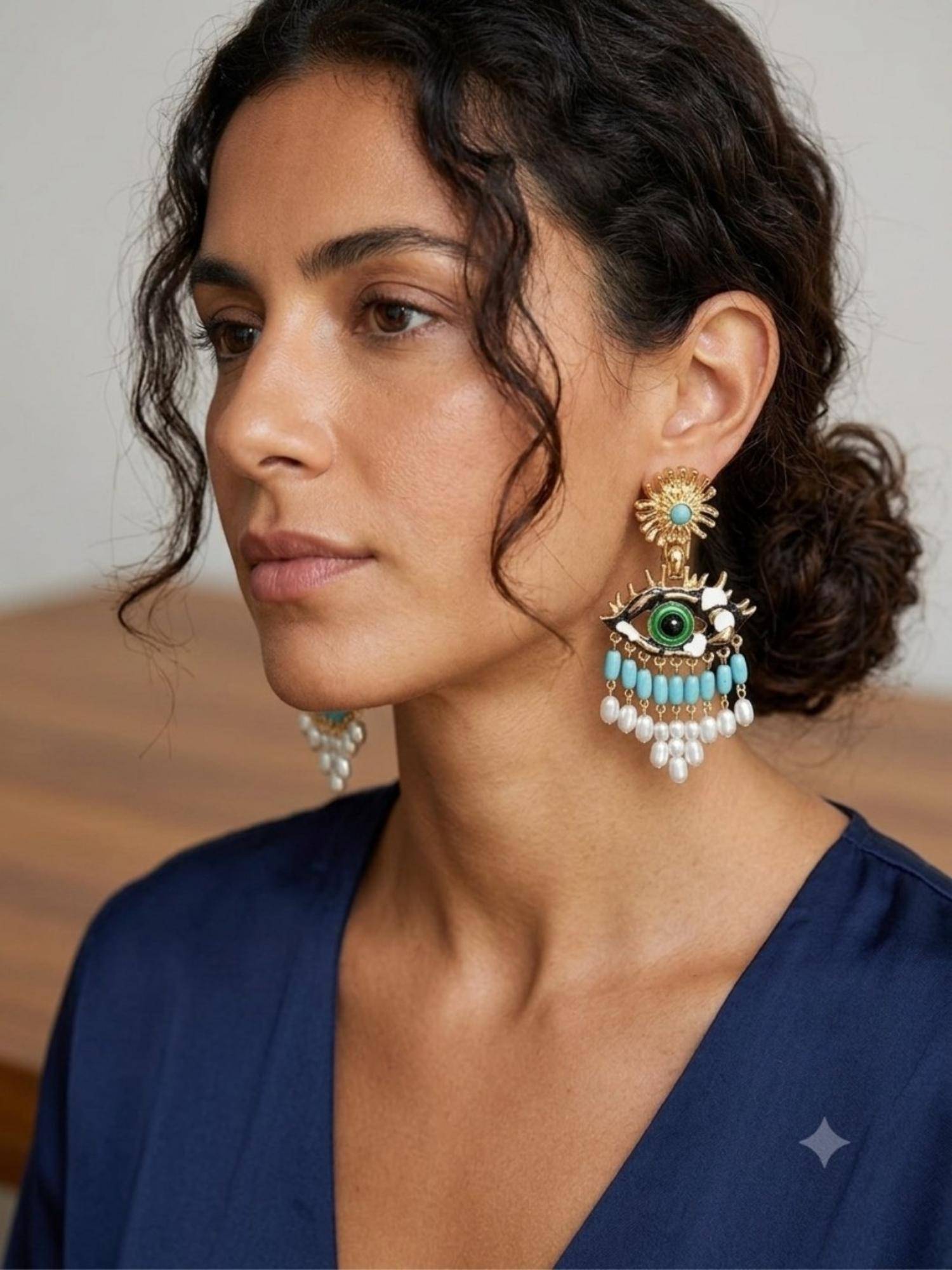 VENI Quirky Drop Earrings