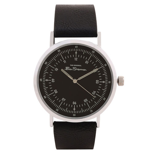 Ben Sherman Black Dial Analog Watch for Men BS088B (M)