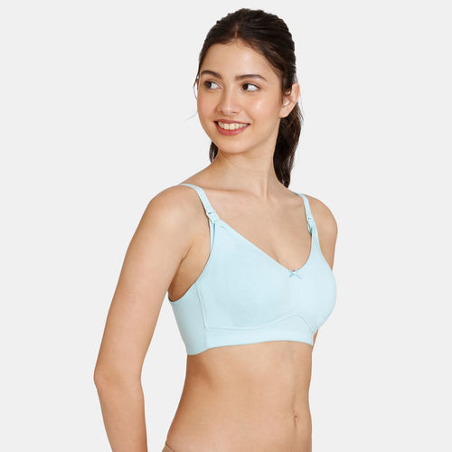Buy Zivame Maternity Double Layered Non-Wired 3/4th Coverage Maternity/ Nursing  Bra Atomizer Online