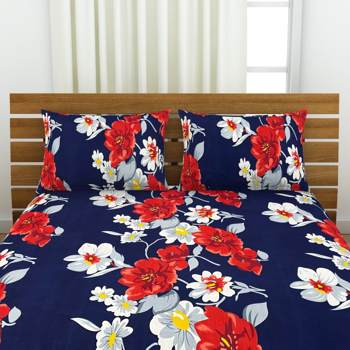 Buy Welspun MICROFIBER Bedsheets Double SOFT FEEL SKIN SAFE MACHINE