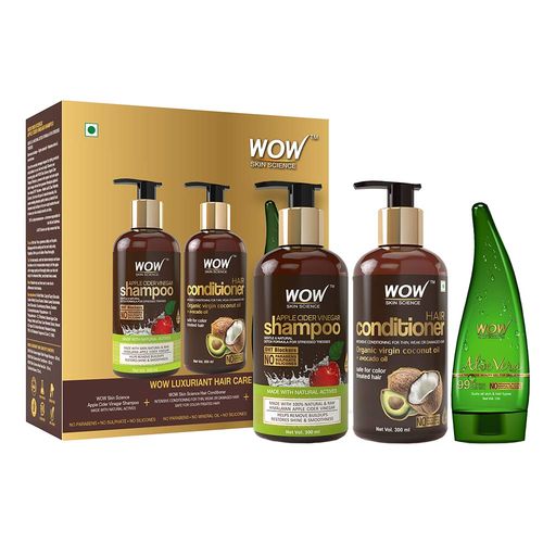 Wow Skin Science Luxuriant Hair Care Kit Buy Wow Skin Science Luxuriant Hair Care Kit Online At Best Price In India Nykaa Wow Review 2022