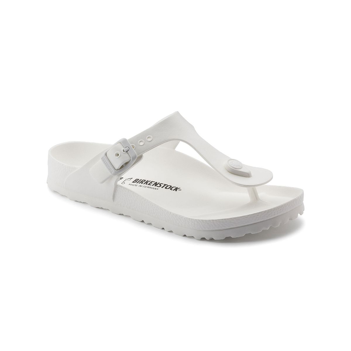 Birkenstock Gizeh White Solid Regular Width Sandals