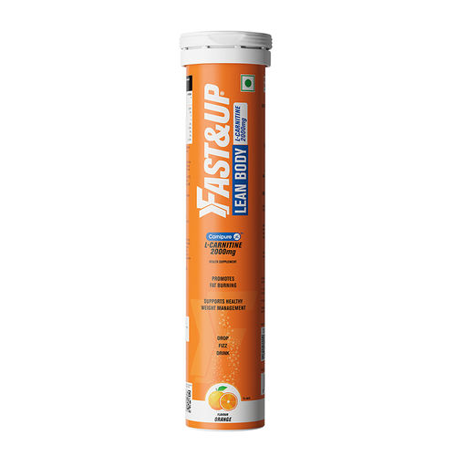 fast&up l-carnitine tartrate 1000mg 2000mg Effervescent Tablets | Premium Carnipure Carnitine Supplement | Helps Convert Fat into Energy, Supports Weight Loss, Fat Burn & Lean Muscle Fast&Up L Carnitine Tartrate 3000mg