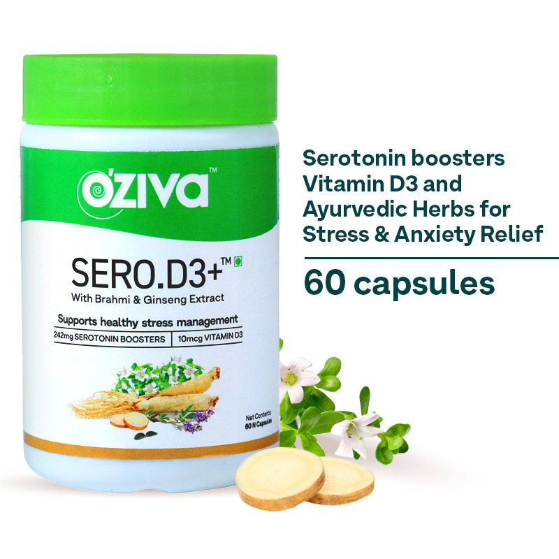 Oziva Sero.D3+ Capsules For Stress & Anxiety Relief