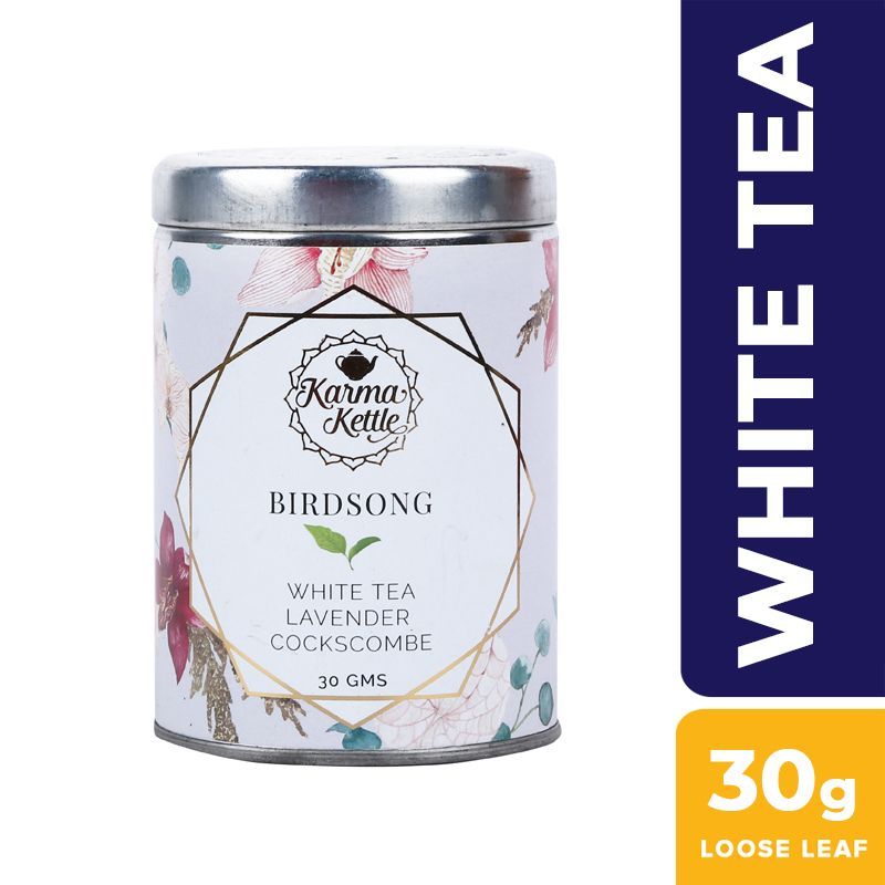 Karma Kettle Birdsong White Tea With Lavender And Cockscomb